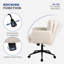 Bearett Upholstered Office Chair Desk Chair Home Office Task Chair With Armrest-1193969172