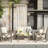 Jahmere 4 - Person Metal Outdoor Seating Group with Thick Cushions，2 Rocking Chairs