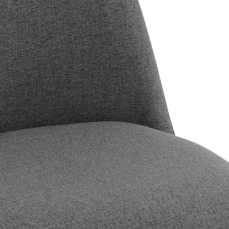 Neshay Swivel Adjustable Height Upholstered Bar Stool, Grey