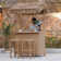 Brighi Phuket Bar Set with Wicker Outer Material