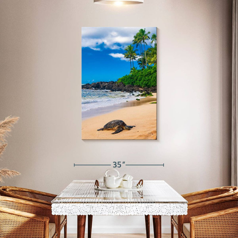 Brampt Honu Sea Turtle, 45" H x 30" W