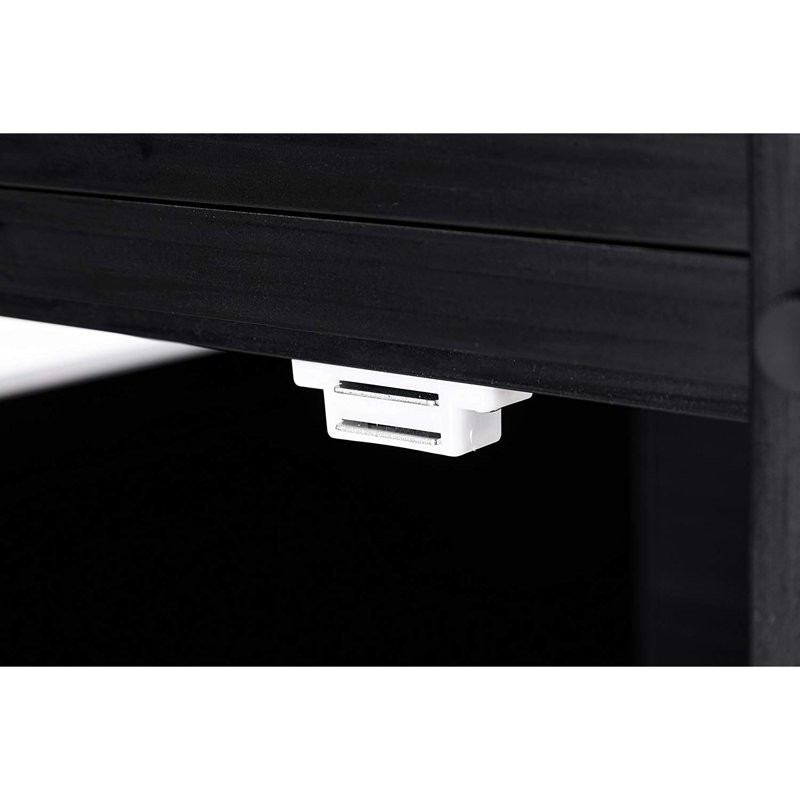 Littell ECOFLEX Litter Box Cover and End Table for Cats, Espresso