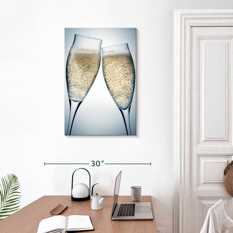 Yarlin Toasting Champagne, 30" H x 20" W
