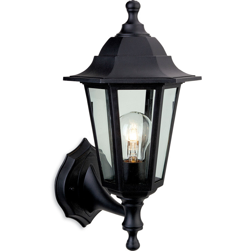 Malmo Matte Black 36cm H Outdoor Wall Lantern