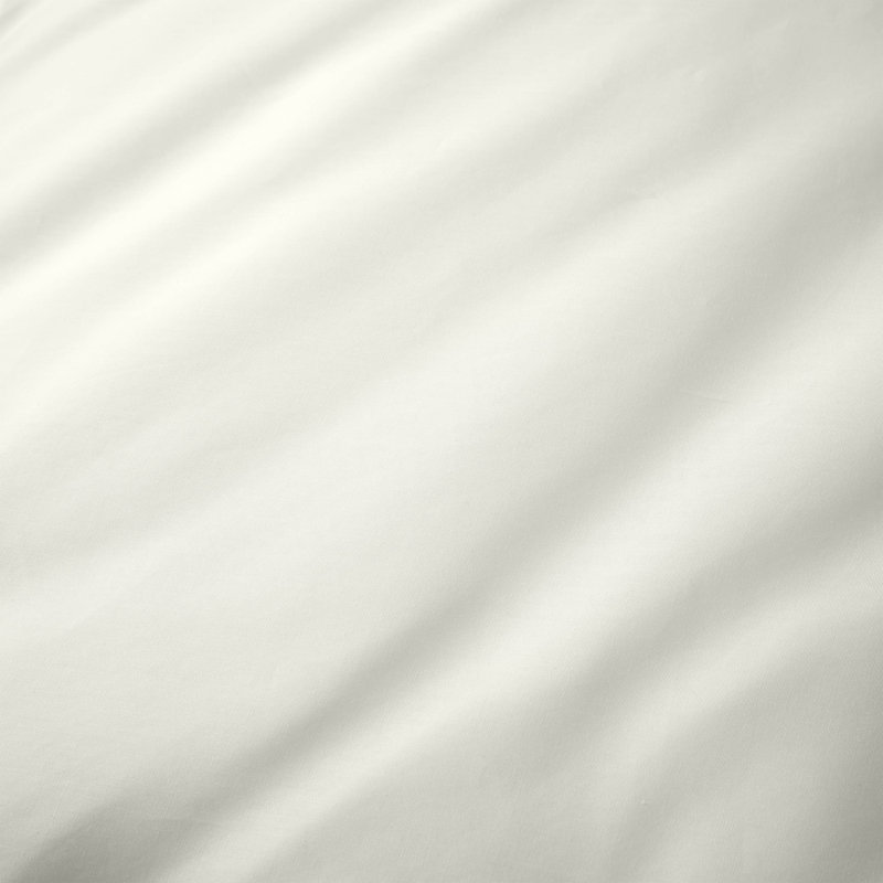180 Thread Count Egyptian 100% Cotton Fitted Sheet, Single, Cream
