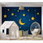 Adhésif mural pelez et collez, ciel bleu nuit-529163251