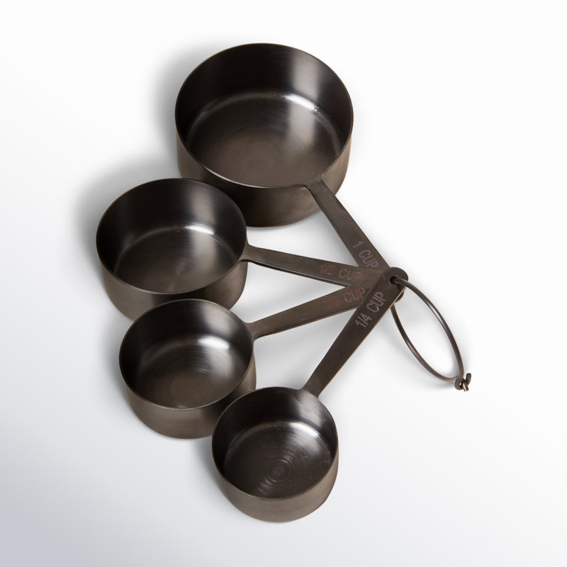 Stowe Measuring Cups - Brushed Gold, Brushed Onyx