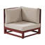Alard 167cm Wide Patio Sectional with Cushions-1431989931
