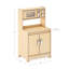 Micro-ondes et armoire de cuisine EdQ - Blanc-137791352