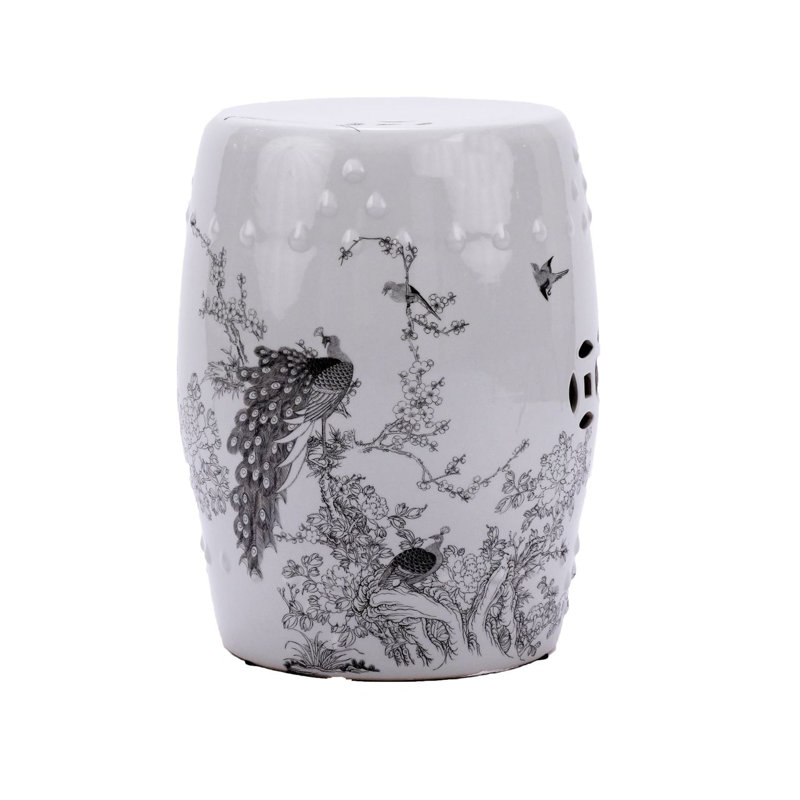 Peacock Garden Stool