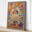 Crab Among Circles Eclectic 1 Piece Wrapped Canvas Wall Art-1970144649-1970144703