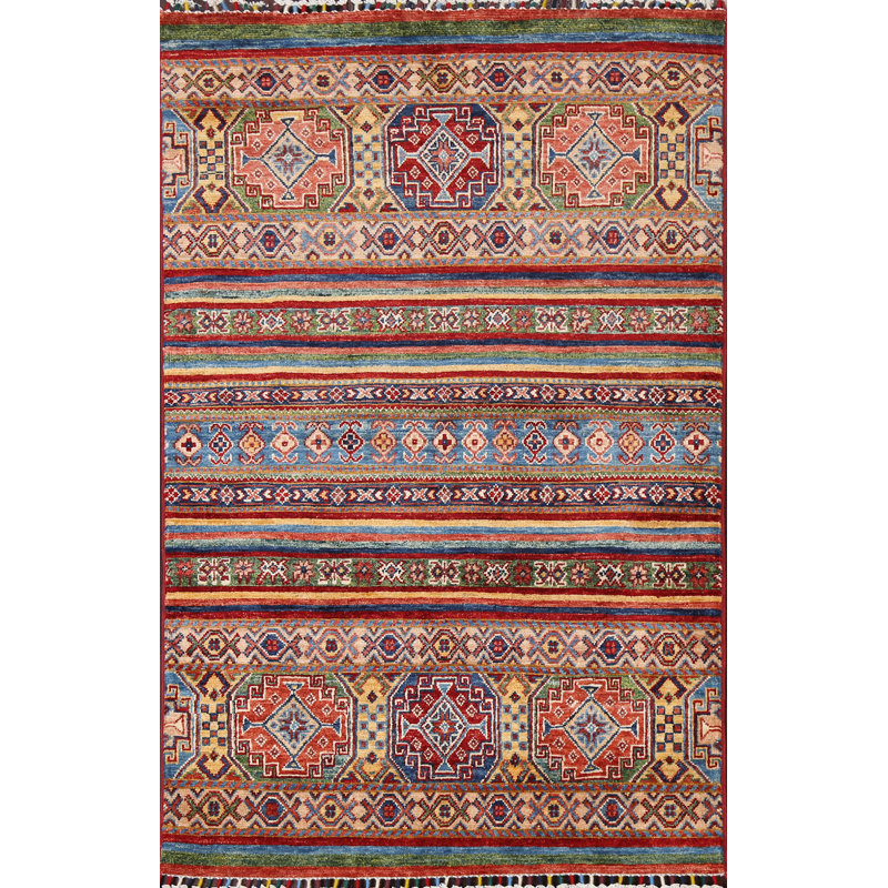 Tapis fait à la main Kazak 3x5