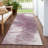 Machine Washable Indoor/Outdoor Chantille ACN2396 Abstract Rug-1372048232