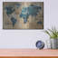  «Un monde connecté» par Art Licensing Studio, art mural en métal, 16 po x 12 po-1250063253