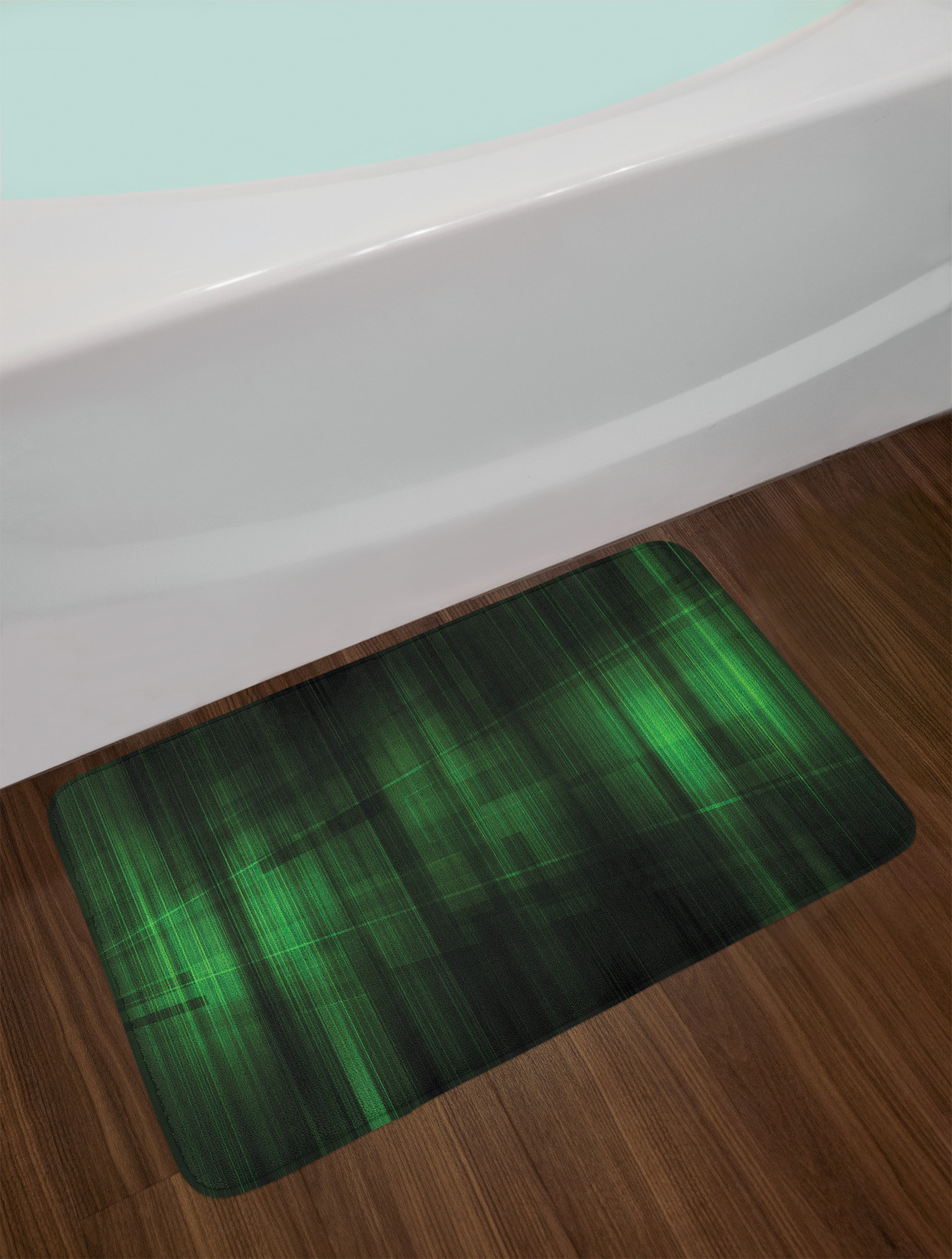East Urban Home Forest Green Bath Rug Wayfair