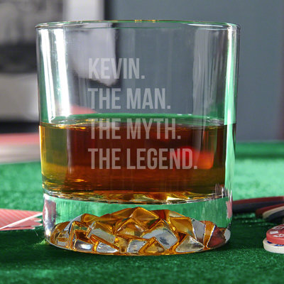 Laddonia 11.5 oz. Custom Engraved Whiskey Glass
