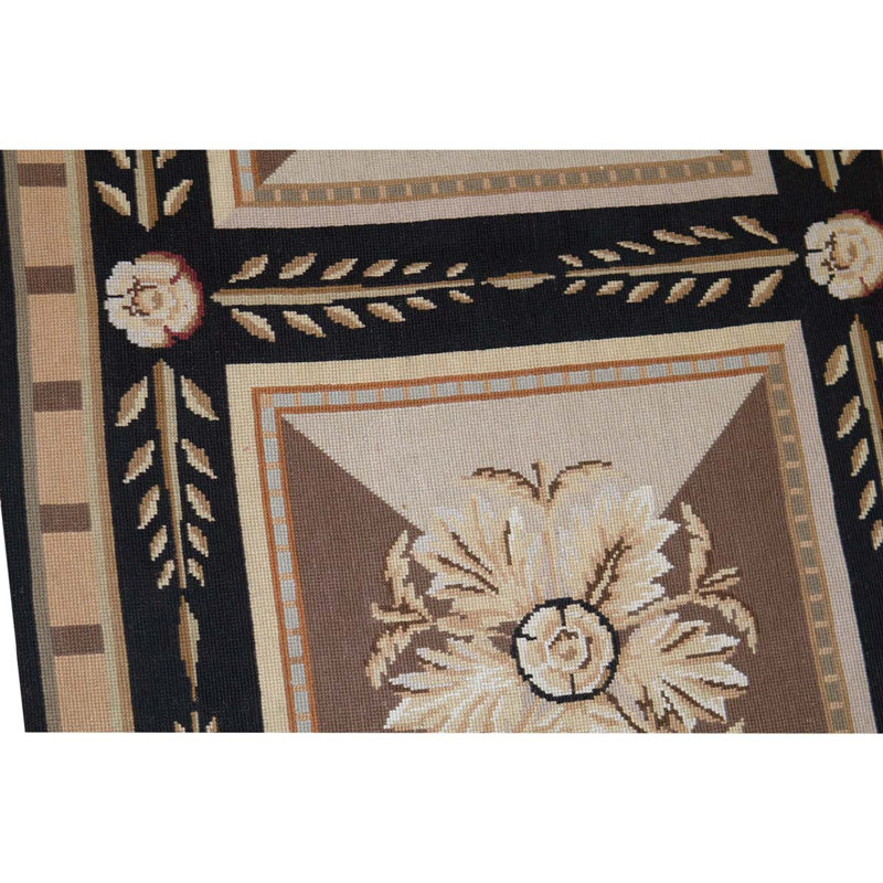 Hand Knotted Wool Geometric Area Rug