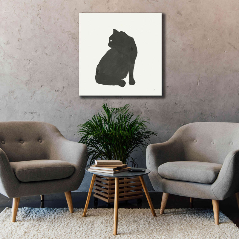 «Black Cat IV» par Chris Paschke, H 37 po x l 37 po x P 1,5 po