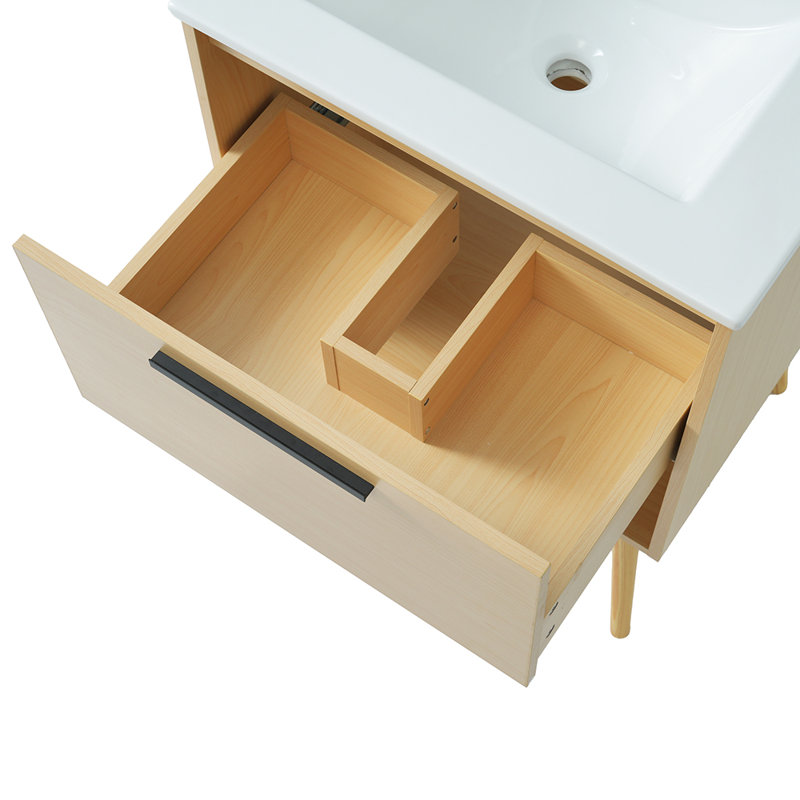Armoire de salle de bain multifonctionnelle avec tiroir