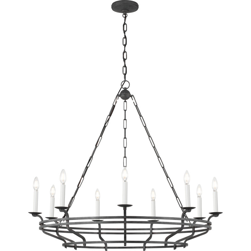 Brighton Chandelier, Italian Rust, 42
