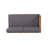 4-PIECE SOFA SET, DARK GRAY