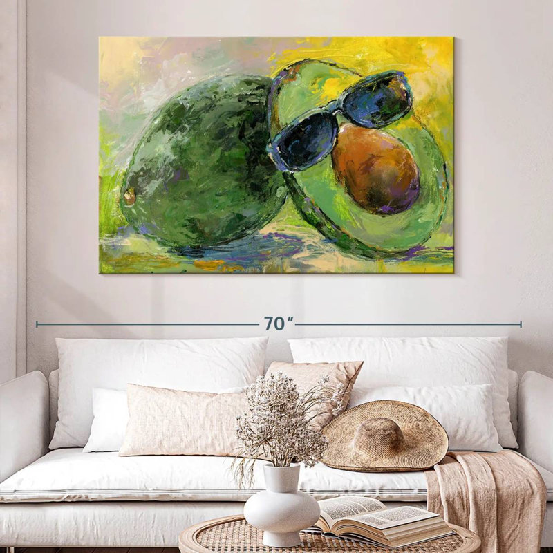 Avocado Sunglasses, 34" H x 51" W