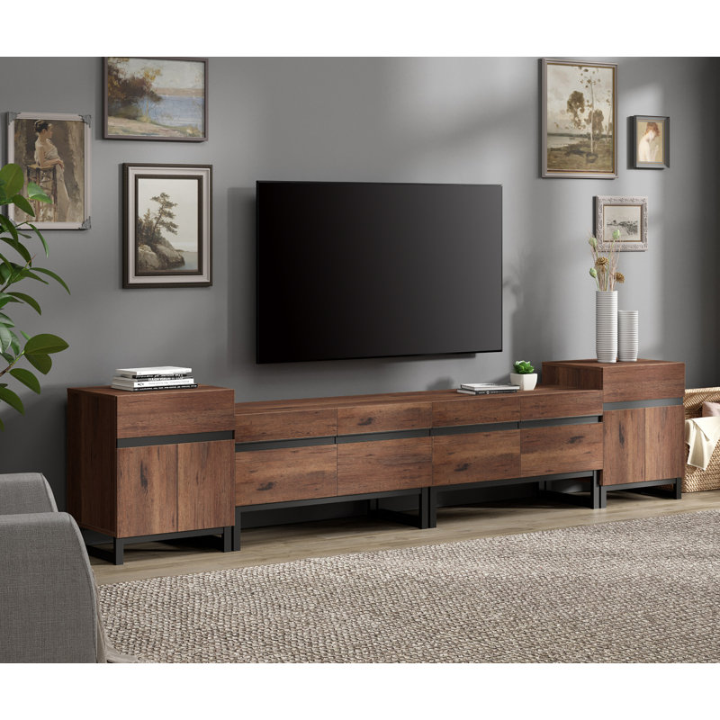 Meuble télé 70 po avec armoire et 2 tables de bout Aadam