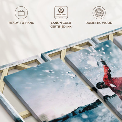 " Lake Tahoe Snowboarding " 3 - Pieces