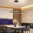 Stockham 1-Light Chandelier Round Circle LED Kitchen Island Pendant Remote Dimming-88581882-88581881