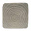 Table d'appoint MGO Twist Shape, texture semblable au bois, couleur grise-121125789