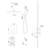 10 Inch Gold Dual Shower Head System - Ceiling Mount With Valve, Rainfall And Handheld, Easy Installation & Clean Up Square To Install-117432611