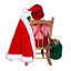 Kringle Klaus assis sur une chaise
