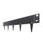 Bordure de jardin en acier 5 paquets 39 x 3 po bordure de jardin résistante à la rouille-125505735-125505737