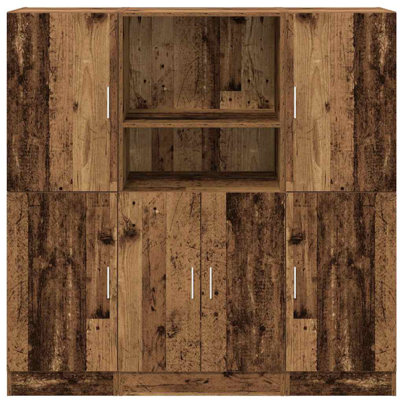 2 131.5cm Kitchen Pantry, Reclaimed Wood