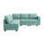 Bluish Gray Polyester Blend