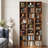 Narrow Design Storage,8-layer Thin High Bookcase With Open Adjustable Shelves,cube Display Rack-328062470