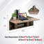 Bureau de coin mural gris pliable-747039907