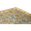 Hand Knotted Wool Area Rug in Blue And Ivory