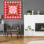  «Flower Medallion» par Elizabeth Caldwell, art mural en verre acrylique, 36 po x 36 po-727827454