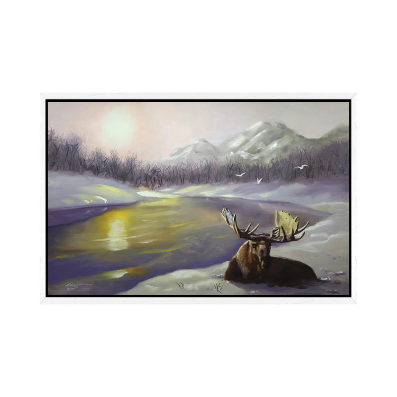 Moose V by D. "Rusty" Rust - Gallery-Wrapped Canvas Giclée on Canvas, 101.6 cm H x 66.04 cm W x 4.445 cm D
