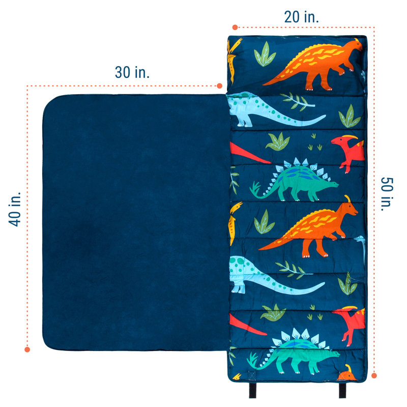 Tapis de sieste en microfibre pour enfant Wildkin, Dinosaures du Jurassique