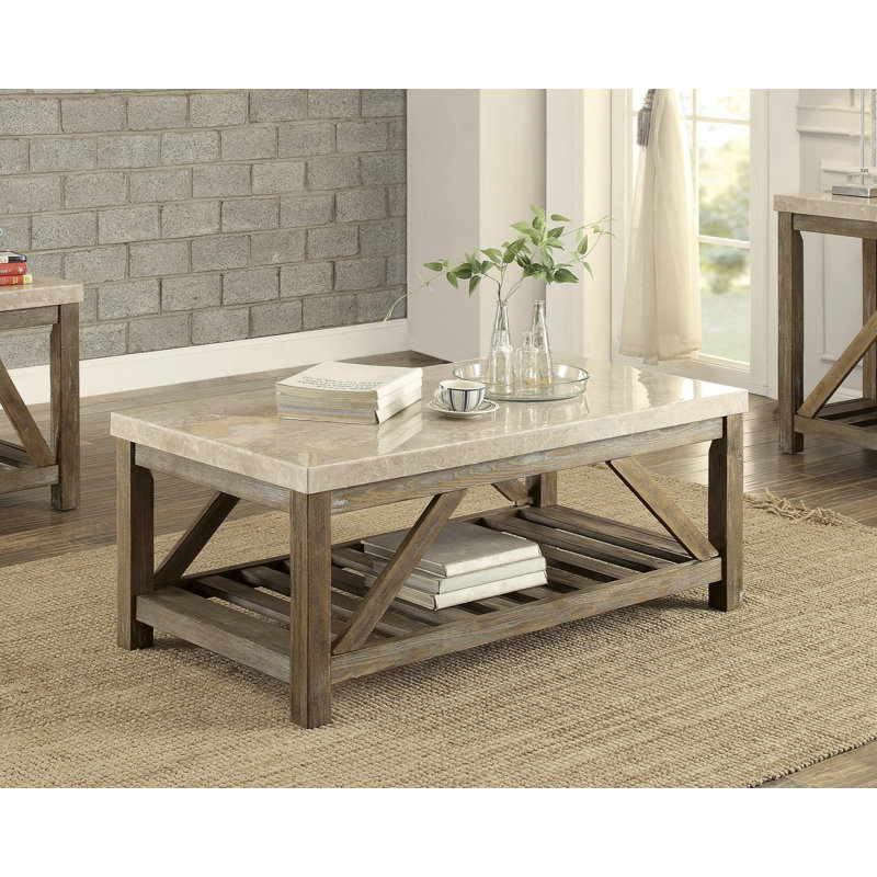 Table basse de style industriel avec support à angle 1pc