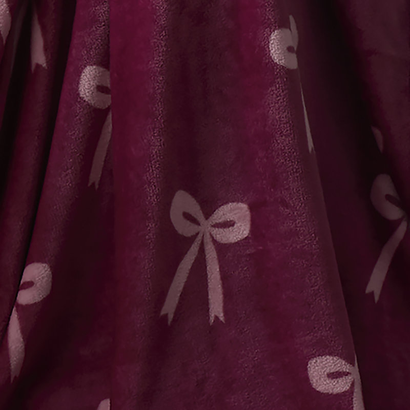 Bows Striped Blanket