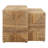 Kanza Abaca Rectangular Nesting Side Table Set Of 2, Natural