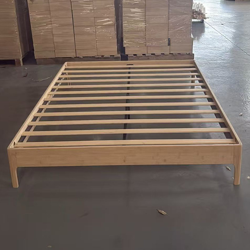 Bamboo Wood Platform Bed Frame