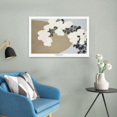 Contemporary Art Retro Vintage Flower Plant Art