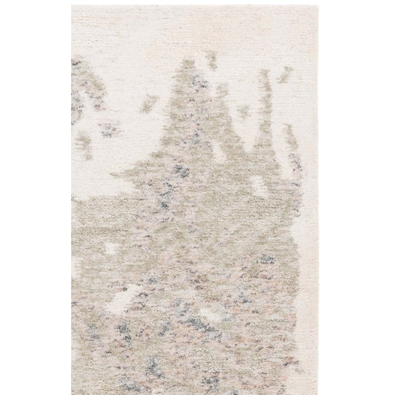 Harvest 121 Hand Tufted Wool Abstract Rug, Rectangle 6' x 9'