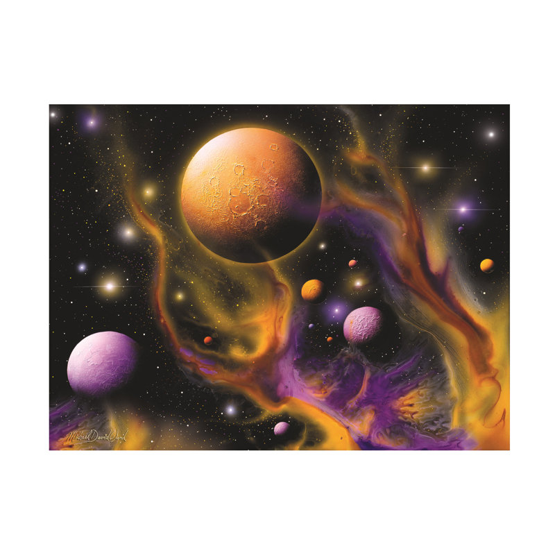 Art sur toile par Michael David Ward, H 35 po x l 47 po