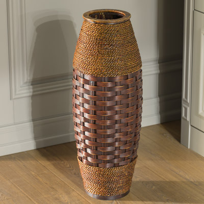 Isse Solid Wood Floor Vase