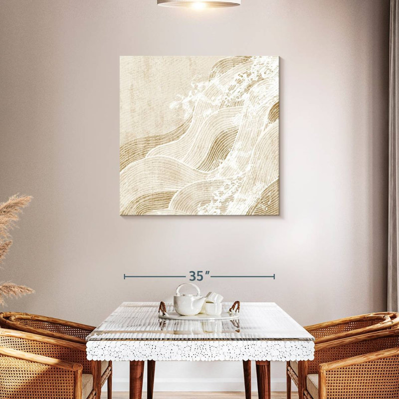 Avery Tidal Waves II, 36" H x 36" W
